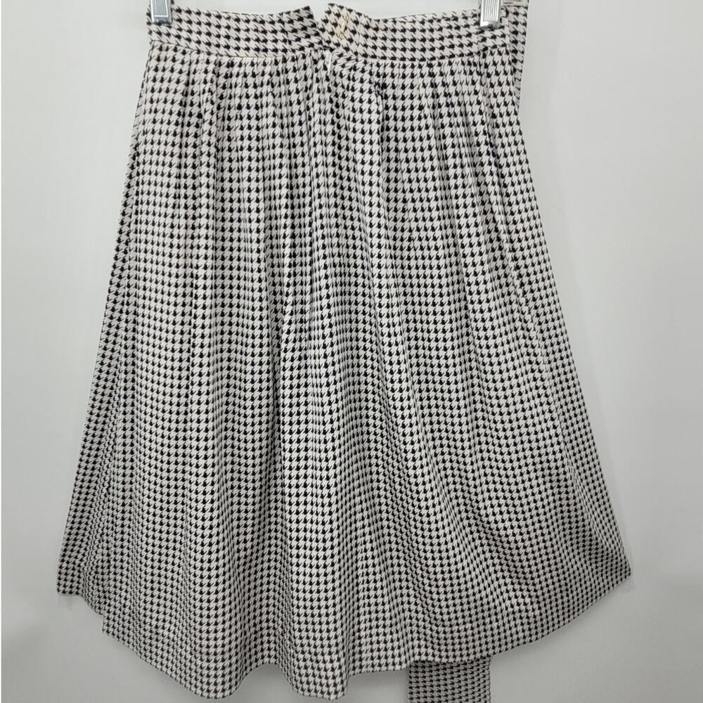 David‎ Hayes Vintage 60s Houndstooth 4 Piece Pleated Maxi Skirt set Outfit Suit - Picture 6 of 16